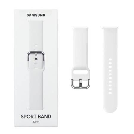 Samsung Watch Active/ Active 2 20 mm pasek Sport Band ET-SFR50MWEGWW -  biały