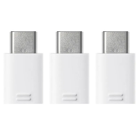 Samsung adapter z micro-USB na USB Typ-C EE-GN930KWEGWW - 3 sztuki