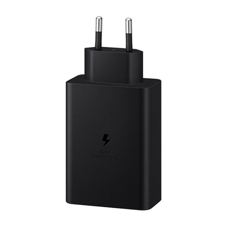 Samsung ładowarka sieciowa 2x USB-C, USB-A EP-T6530NBEGEU - 65W