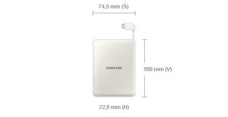 Samsung powerbank EB-PG850BW - 8400 mAh - biały