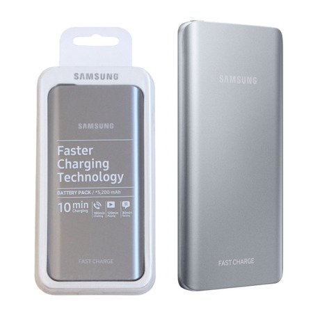 Samsung powerbank Fast Charge EB-PN920USEGWW 5200 mAh - srebrny