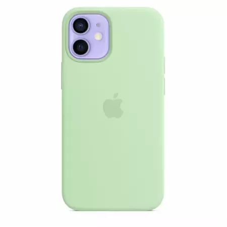 Silikonowe etui Apple Silicone Case MagSafe do  iPhone 12 mini - zielony (Pistachio)