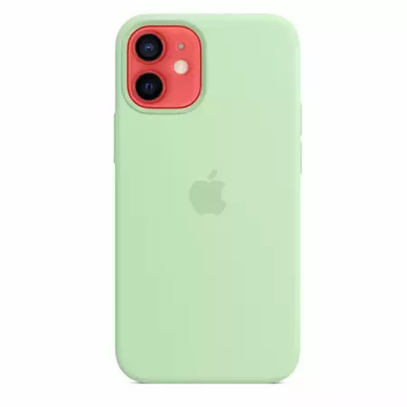 Silikonowe etui Apple Silicone Case MagSafe do  iPhone 12 mini - zielony (Pistachio)