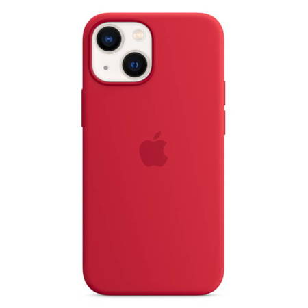 Silikonowe etui Apple Silicone Case MagSafe do iPhone 13 mini - czerwone (Red)