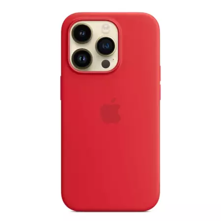 Silikonowe etui Apple Silicone Case MagSafe do iPhone 14 Pro - czerwone (Red)