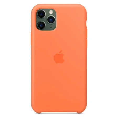 Silikonowe etui Apple Silicone Case do iPhone 11 Pro - pomarańczowe (Vitamin C)