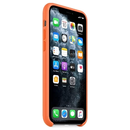 Silikonowe etui Apple Silicone Case do iPhone 11 Pro - pomarańczowe (Vitamin C)