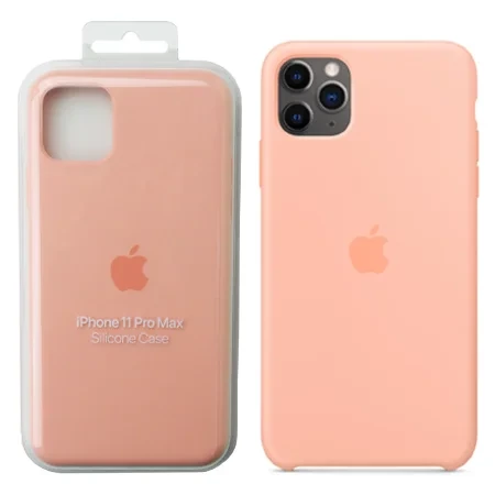 Silikonowe etui Apple iPhone 11 Pro Max Silicone Case - grejpfrutowy (Grapefruit)