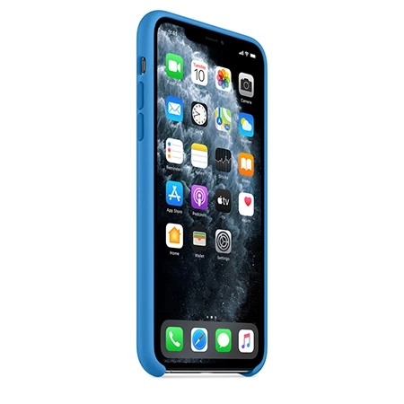 Silikonowe etui Apple iPhone 11 Pro Max Silicone Case - niebieskie (Surf Blue)