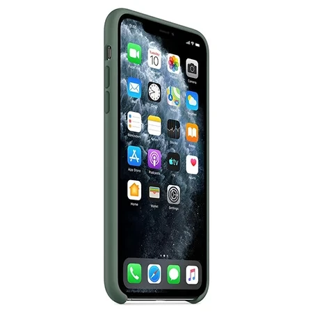 Silikonowe etui Apple iPhone 11 Pro Max Silicone Case - sosnowe (Pine Green)