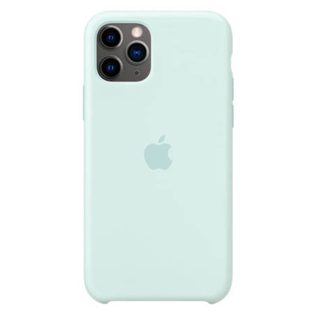 Silikonowe etui Apple iPhone 11 Pro Silicone Case - niebieskie (Seafoam)