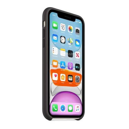 Silikonowe etui Apple iPhone 11 Silicone Case - czarne