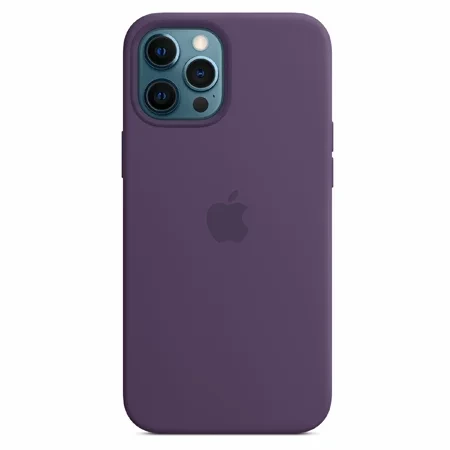 Silikonowe etui Apple iPhone 12 Pro Max Silicone Case MagSafe - fioletowe (Amethyst)