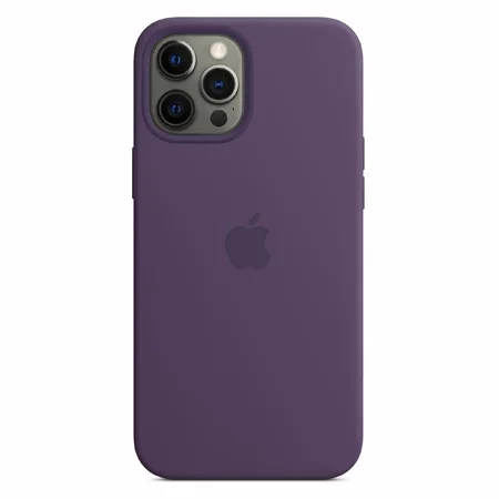 Silikonowe etui Apple iPhone 12 Pro Max Silicone Case MagSafe - fioletowe (Amethyst)