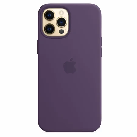 Silikonowe etui Apple iPhone 12 Pro Max Silicone Case MagSafe - fioletowe (Amethyst)