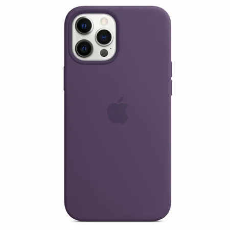 Silikonowe etui Apple iPhone 12 Pro Max Silicone Case MagSafe - fioletowe (Amethyst)