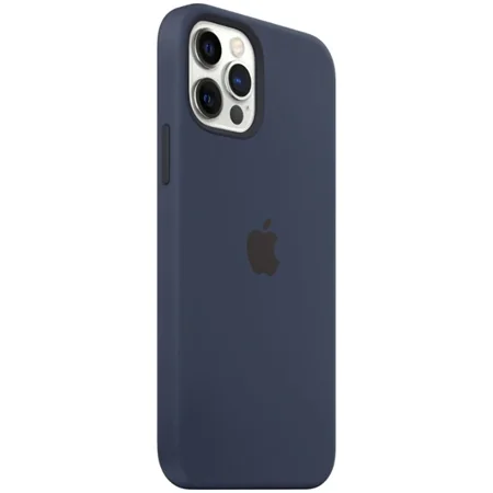 Silikonowe etui Apple iPhone 12 Pro Max Silicone Case MagSafe - granatowe (Deep Navy)