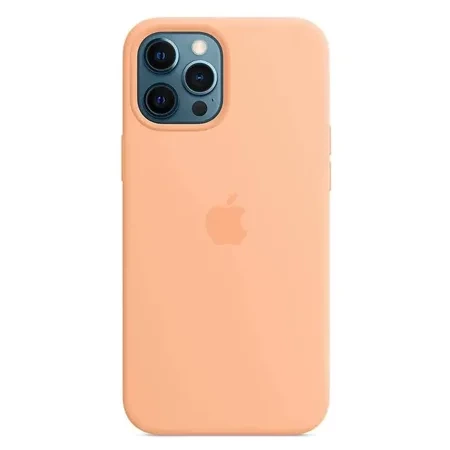 Silikonowe etui Apple iPhone 12 Pro Max Silicone Case MagSafe - melonowe (Cantaloupe)