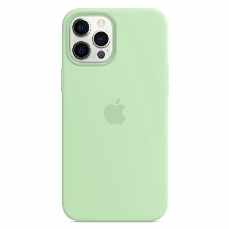 Silikonowe etui Apple iPhone 12 Pro Max Silicone Case MagSafe - zielony (Pistachio)