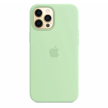 Silikonowe etui Apple iPhone 12 Pro Max Silicone Case MagSafe - zielony (Pistachio)