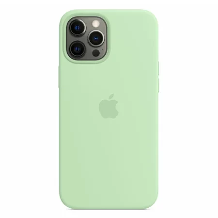 Silikonowe etui Apple iPhone 12 Pro Max Silicone Case MagSafe - zielony (Pistachio)