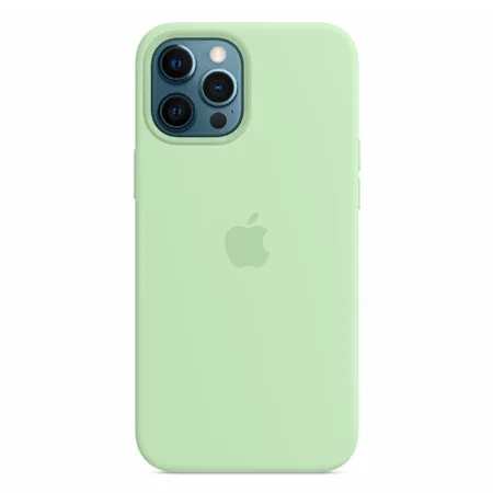 Silikonowe etui Apple iPhone 12 Pro Max Silicone Case MagSafe - zielony (Pistachio)