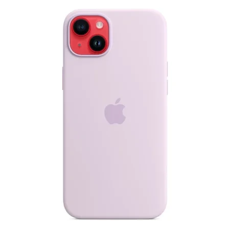 Silikonowe etui Apple iPhone 14 Plus Silicone Case MagSafe - liliowe (Lilac)