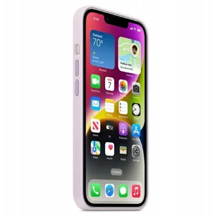 Silikonowe etui Apple iPhone 14 Plus Silicone Case MagSafe - liliowe (Lilac)