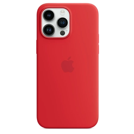 Silikonowe etui Apple iPhone 14 Pro Max Silicone Case MagSafe - czerwone (Red)