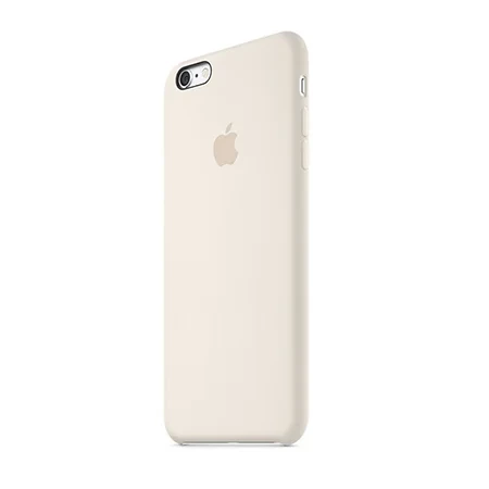 Silikonowe etui Apple iPhone 6s Plus Silicone Case - beżowe (Antique White)