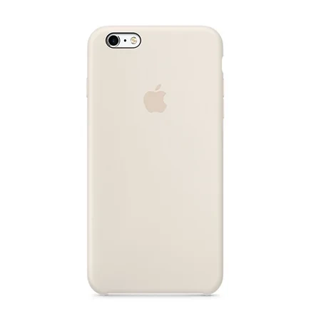 Silikonowe etui Apple iPhone 6s Plus Silicone Case - beżowe (Antique White)