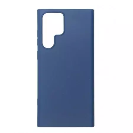 Silikonowe etui Just Must Candy do Samsung Galaxy S22 Ultra - niebieskie (Delft Blue)