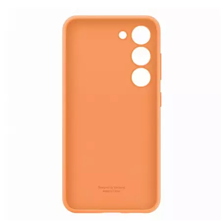 Silikonowe etui Samsung Silicone Case do Galaxy S23 - pomarańczowe