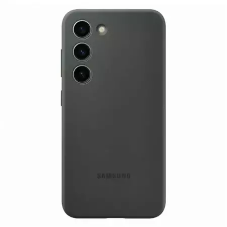 Silikonowe etui Samsung Silicone Case do Galaxy S23 - zielone