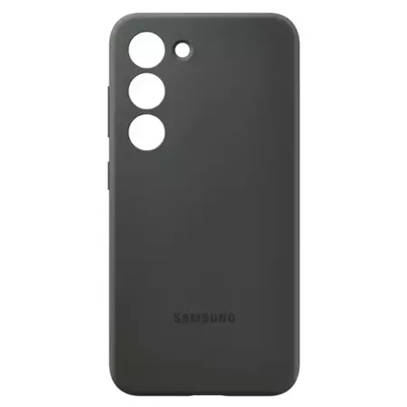 Silikonowe etui Samsung Silicone Case do Galaxy S23 - zielone
