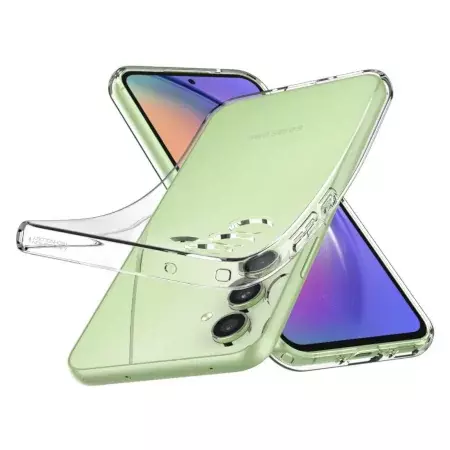 Silikonowe etui Spigen Liquid Crystal do Samsung Galaxy A54 5G - transparentne