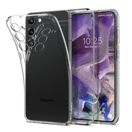 Silikonowe etui Spigen Liquid Crystal do Samsung Galaxy S23 - transparentne