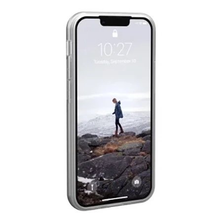 Silikonowe etui do Apple iPhone 13 mini UAG Lucent - transparentne (Ice)