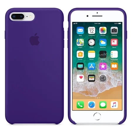 Silikonowe etui do Apple iPhone 7 Plus/ 8 Plus - fioletowe (Ultra Violet)