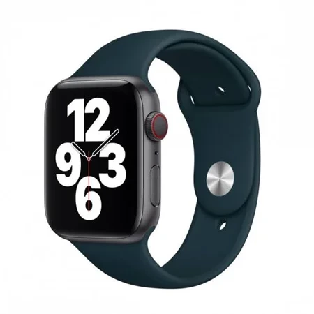 Silikonowy pasek Apple Watch 42/ 44/ 45/ 49 Ultra Sport Band - ciemnozielony (Mallard Green)