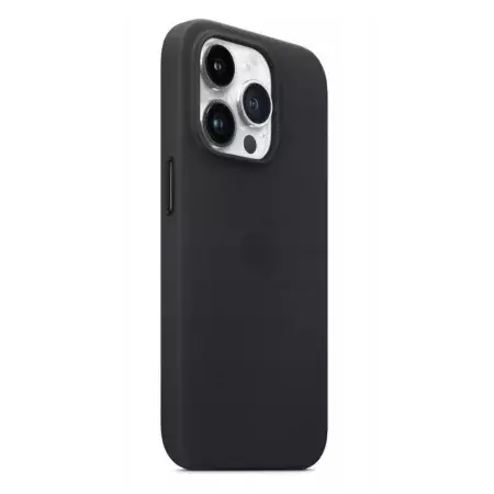 Skórzane etui Apple Leather Case MagSafe do iPhone 14 Pro Max - czarne (Midnight)