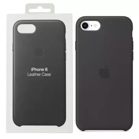 Skórzane etui Apple Leather Case do iPhone 7/ 8 - grafitowe (Charcoal Gray)