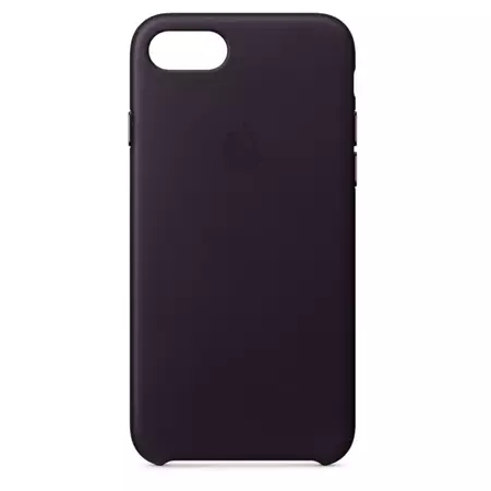 Skórzane etui Apple Leather Case do iPhone 7/ 8 - oberżyna (Dark Aubergine)