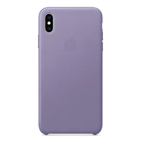 Skórzane etui Apple Leather Case do iPhone XS Max - liliowe (Lilac)