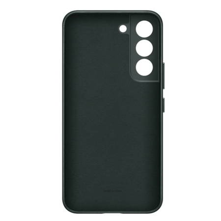 Skórzane etui na telefon Samsung Galaxy S22 Leather Cover - zielone