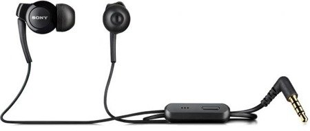 Sony MH-EX300AP słuchawki z mikrofonem - czarne