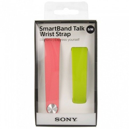 Sony SWR310 SmartBand Talk SWR30 paski rozmiar S/M - różowy i limonkowy