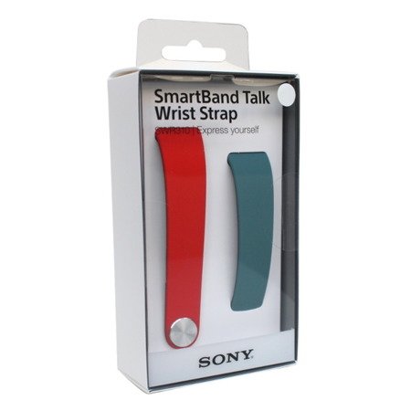 Sony SmartBand Talk SWR30 dwa paski SWR310 rozm. S/M - czerwony i niebieski