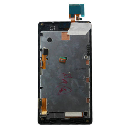 Sony Xperia L wyświetlacz LCD z ramką - czarny