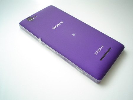 Sony Xperia M klapka baterii z anteną NFC - fioletowa